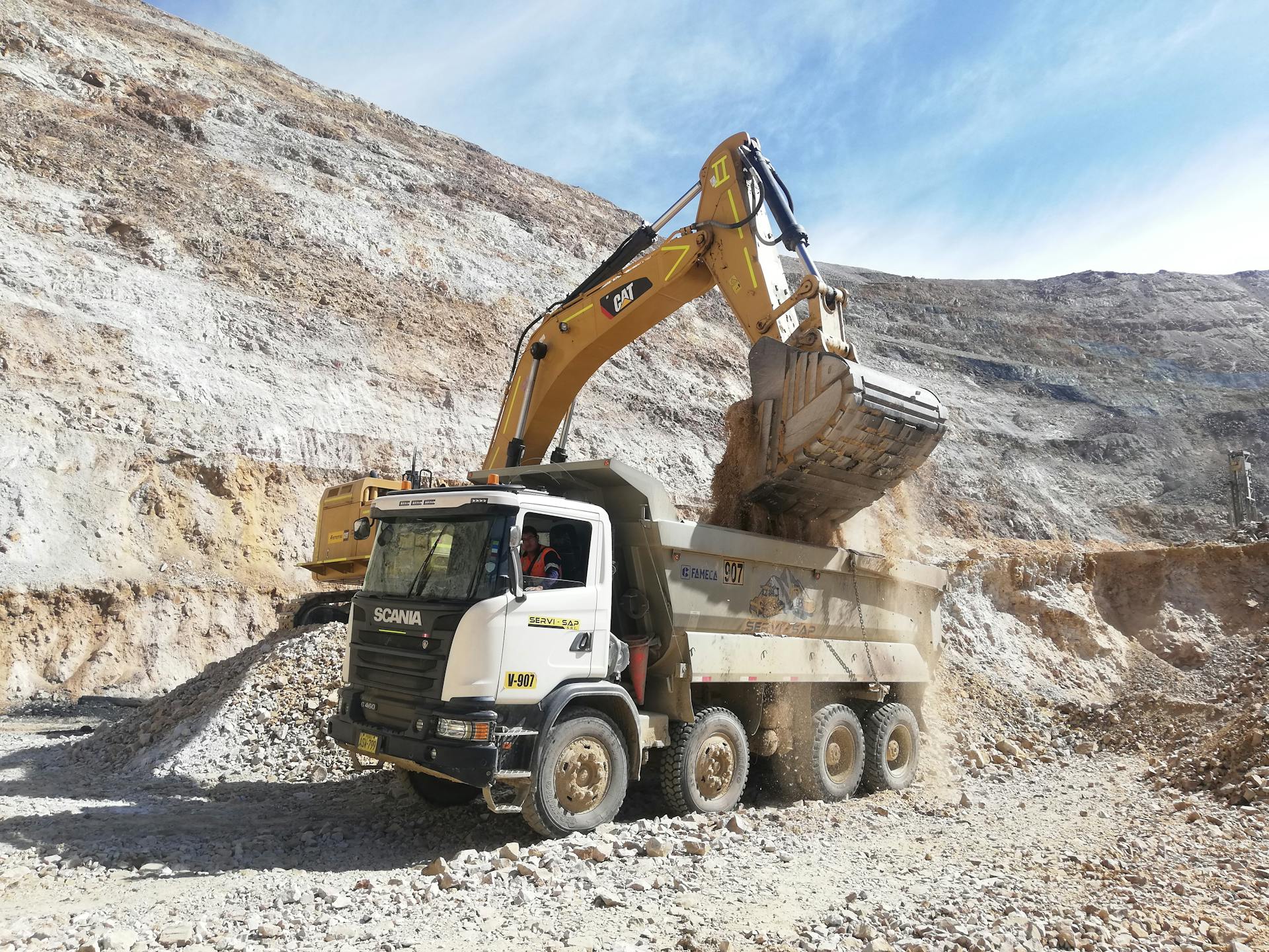 Gold mining operations